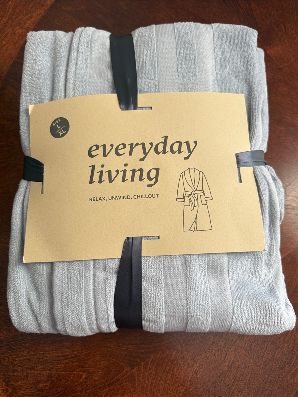 NWT Everyday Living Bathrobe - Light Gray
